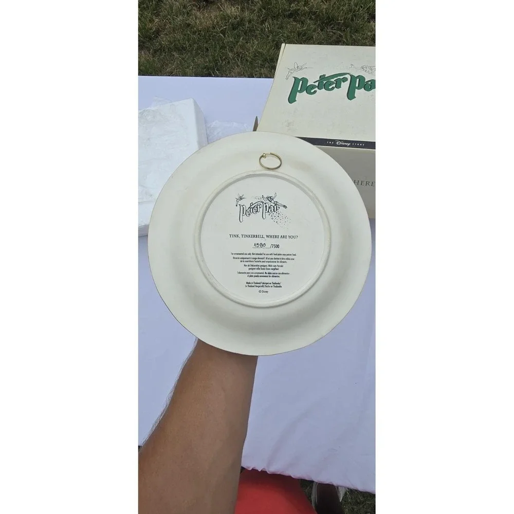 Peter Pans Disney 3D Relief Collectors Plate 